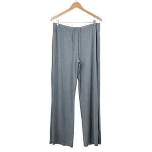 Fishers Finery Women’s Bamboo Organic Cotton Pull-On Wide Leg Lounge Sleep Pants